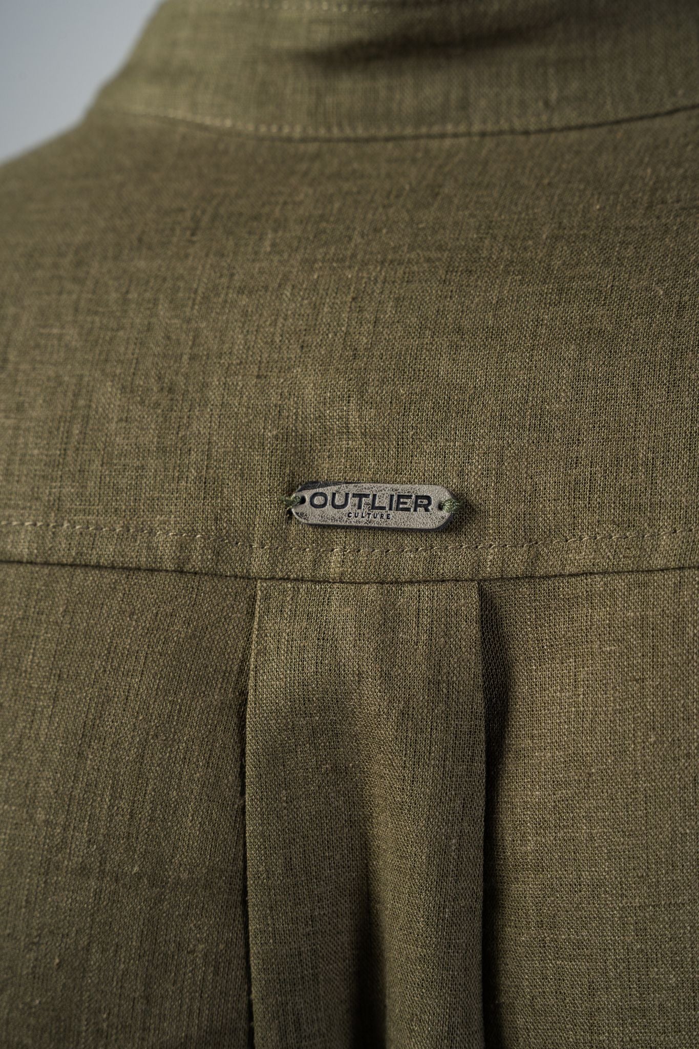 Dolce Vita Linen Shirt - Army Green