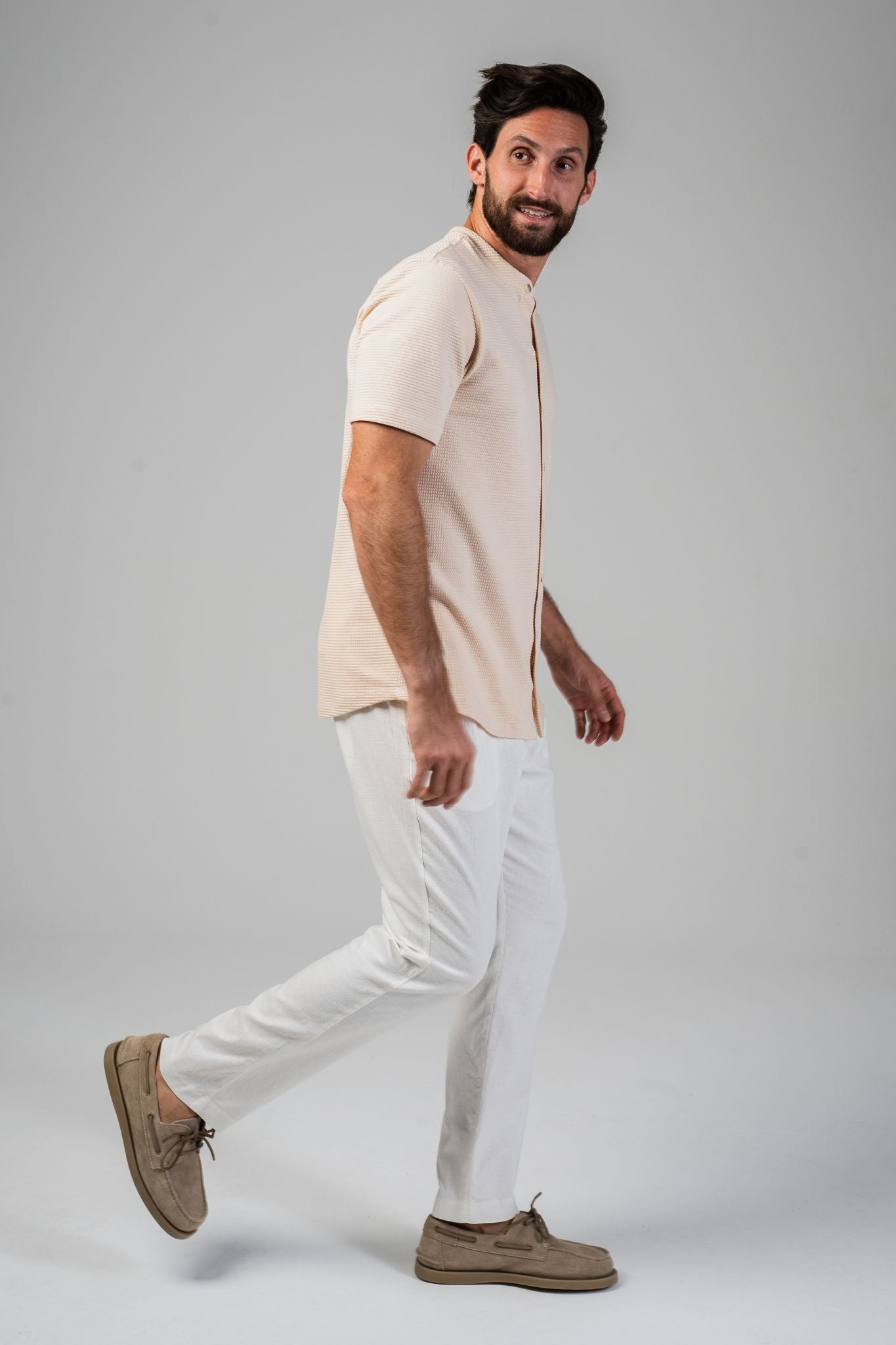 Calça Portofino Linen Pants - Off-White