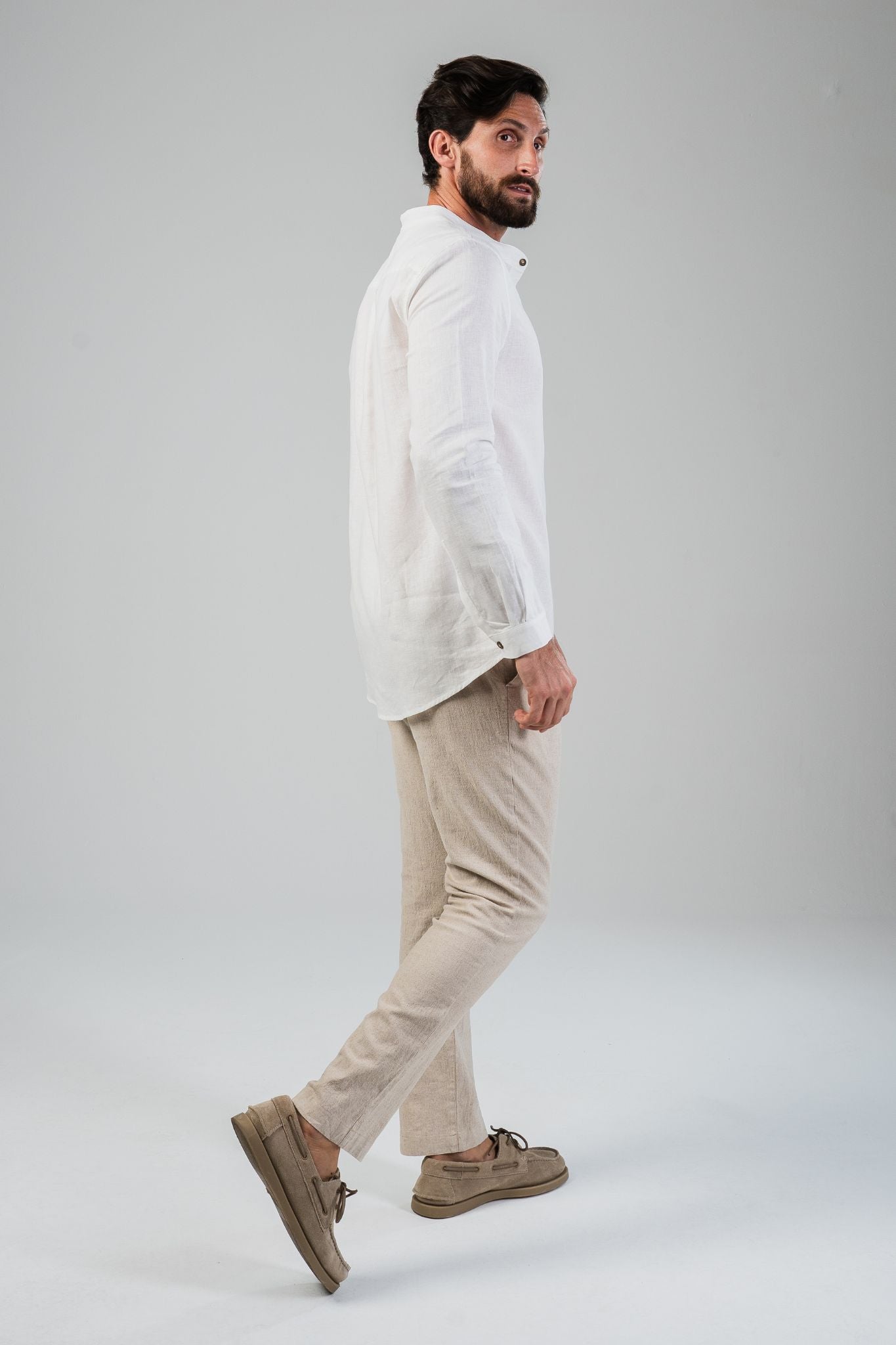 Dolce Vita Linen Shirt - Off-White