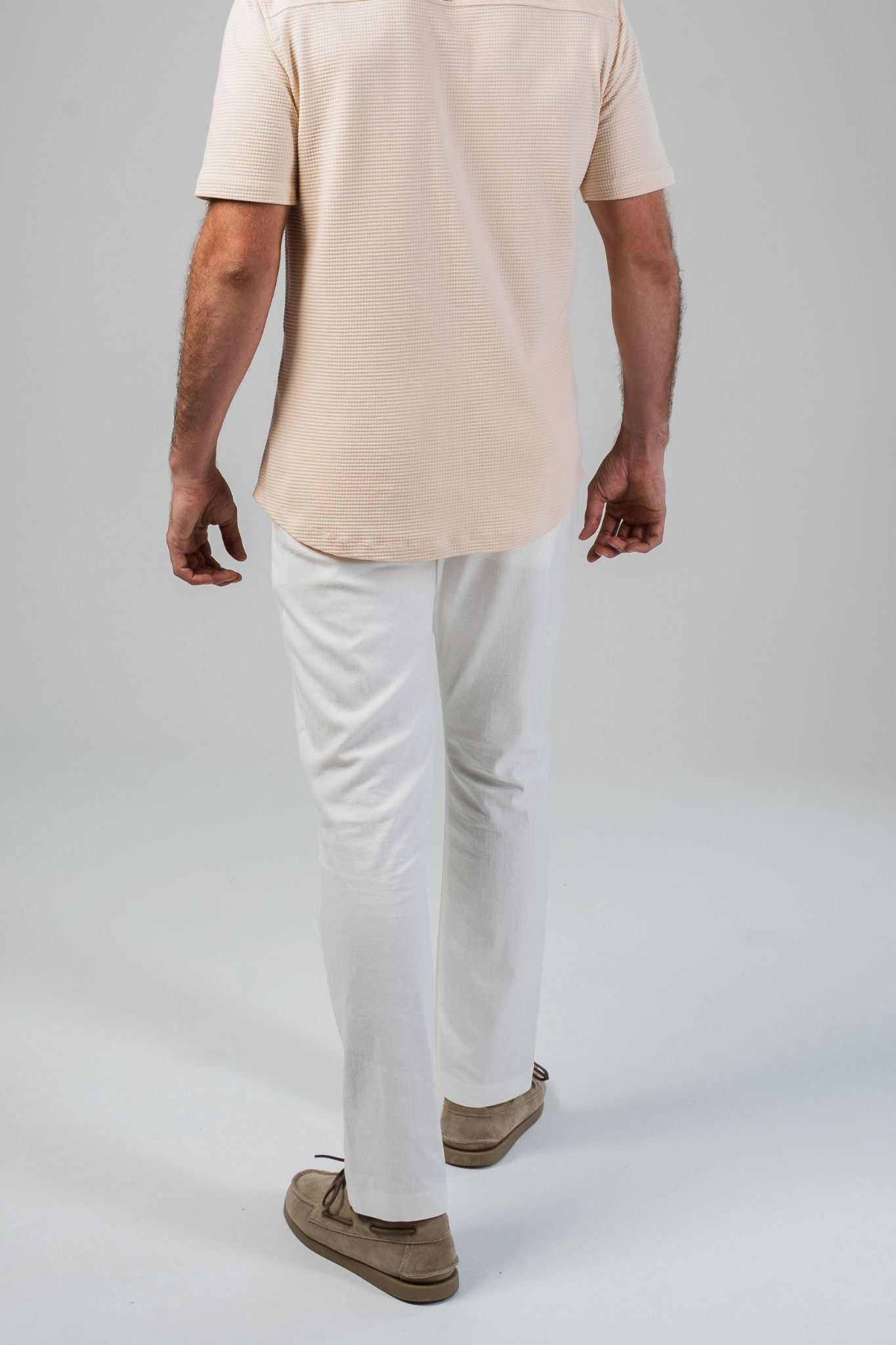 Calça Portofino Linen Pants - Off-White