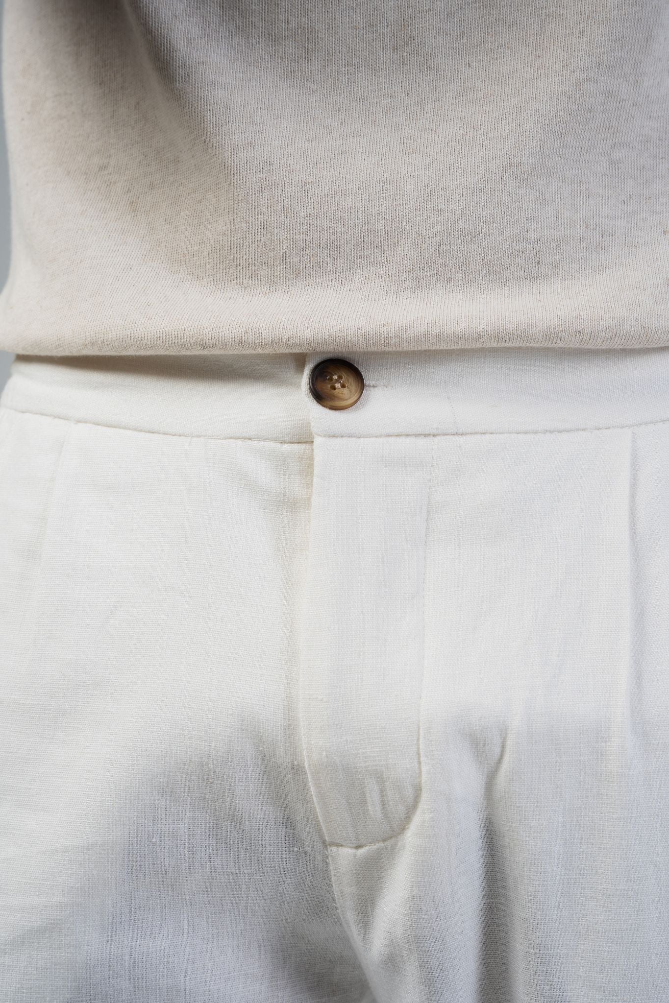 Calça Portofino Linen Pants - Off-White