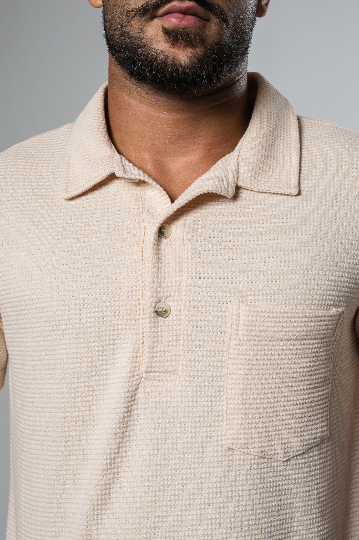 Valencia Waffle Knit Polo