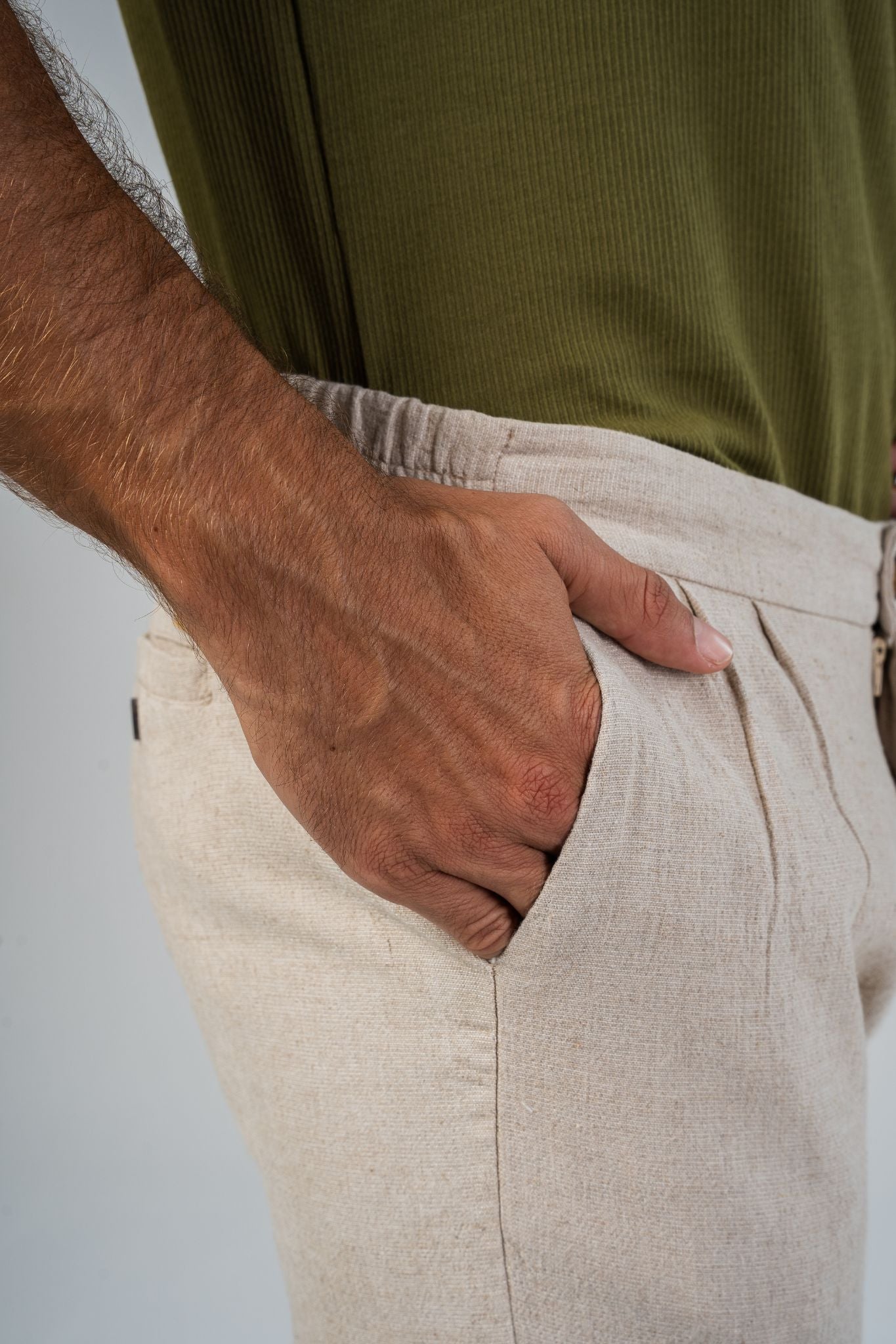 Calça Portofino Linen Pants - Linho Natural