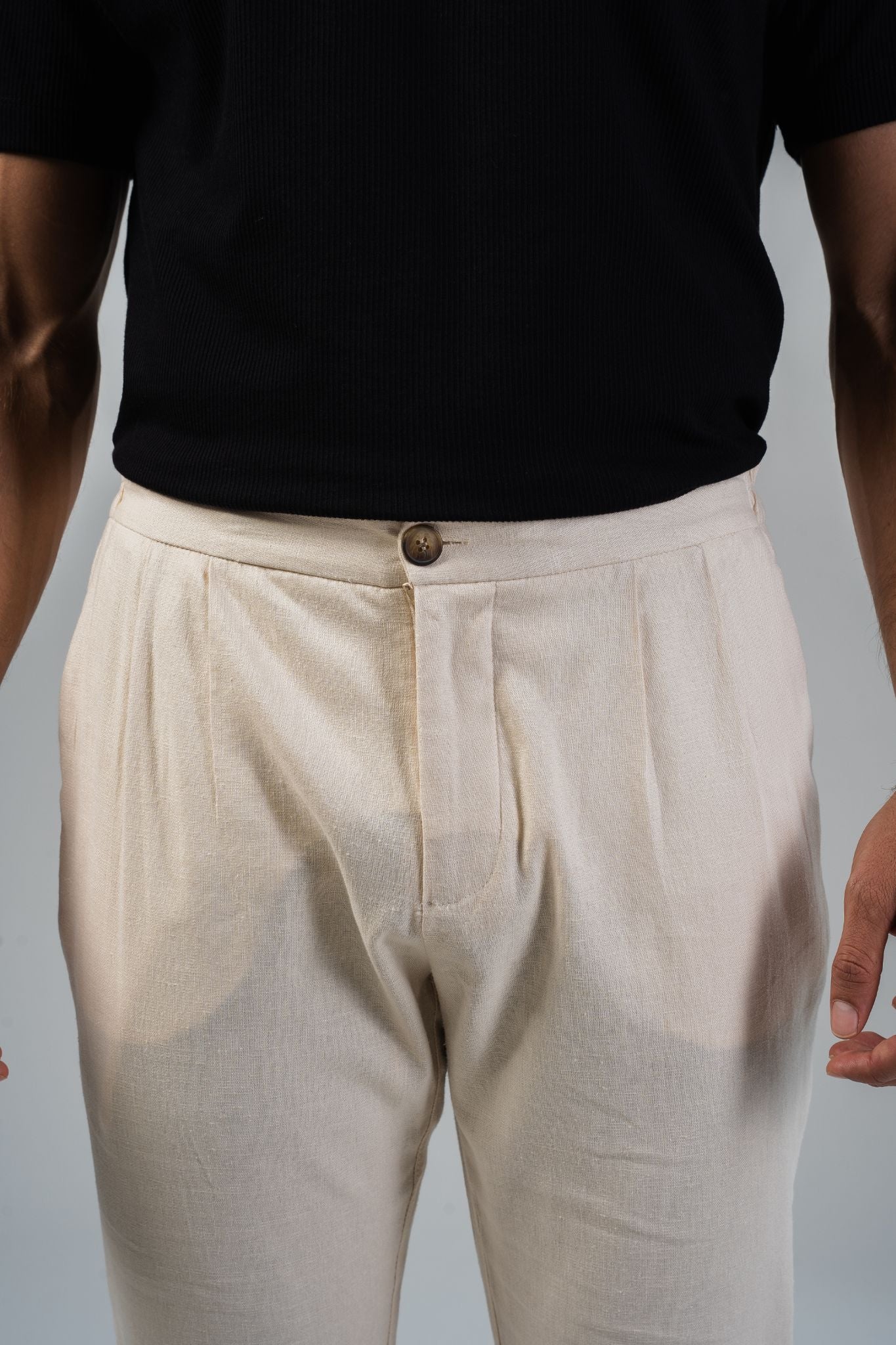 Calça Portofino Linen Pants - Quaker