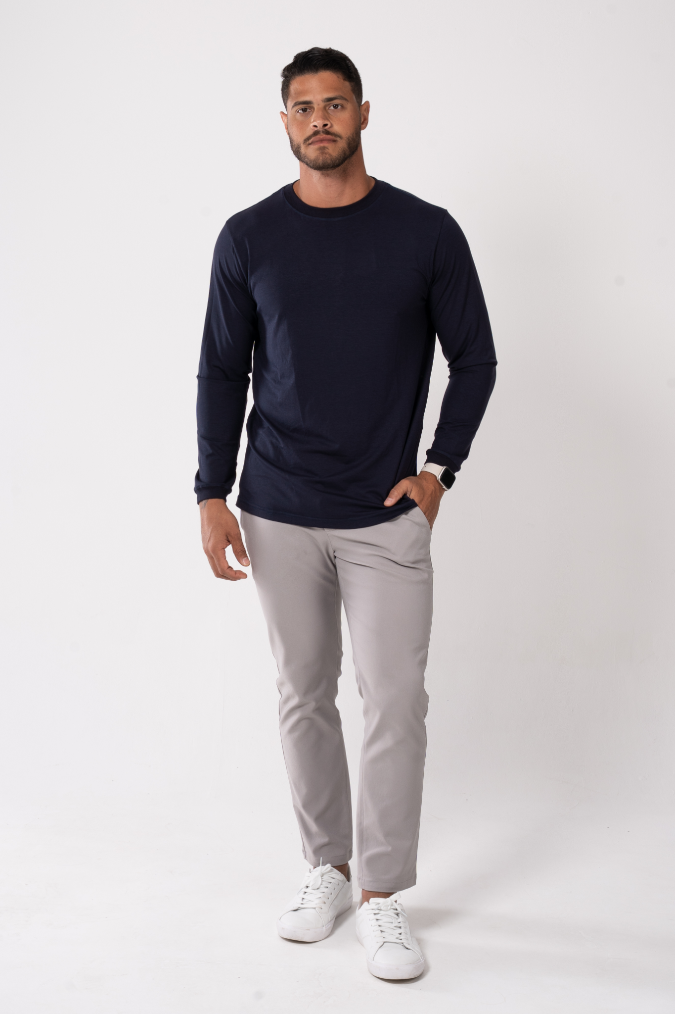 T-Shirt Lyocell Long Sleeve - Performance Tech