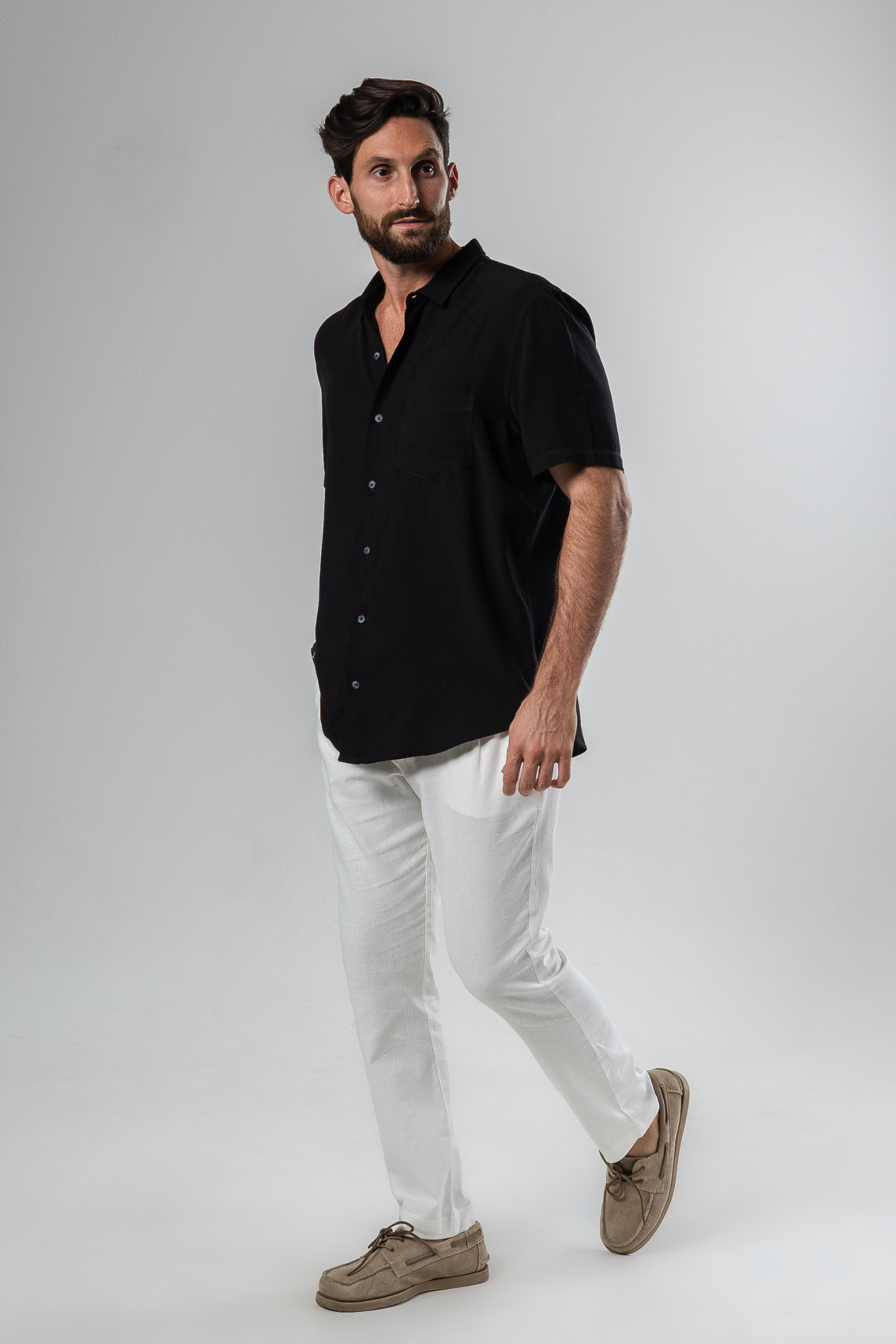 Lyocell Breeze Shirt - Black