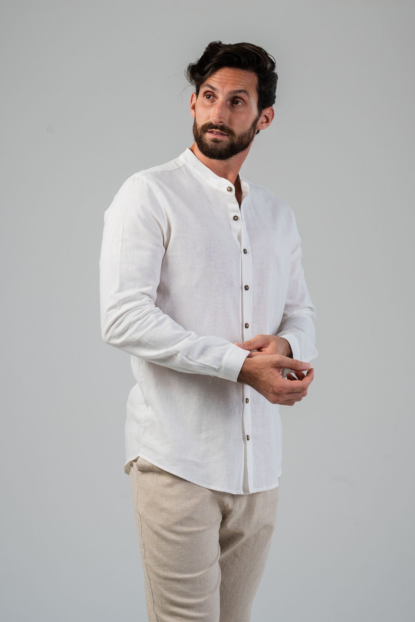 Dolce Vita Linen Shirt - Off-White
