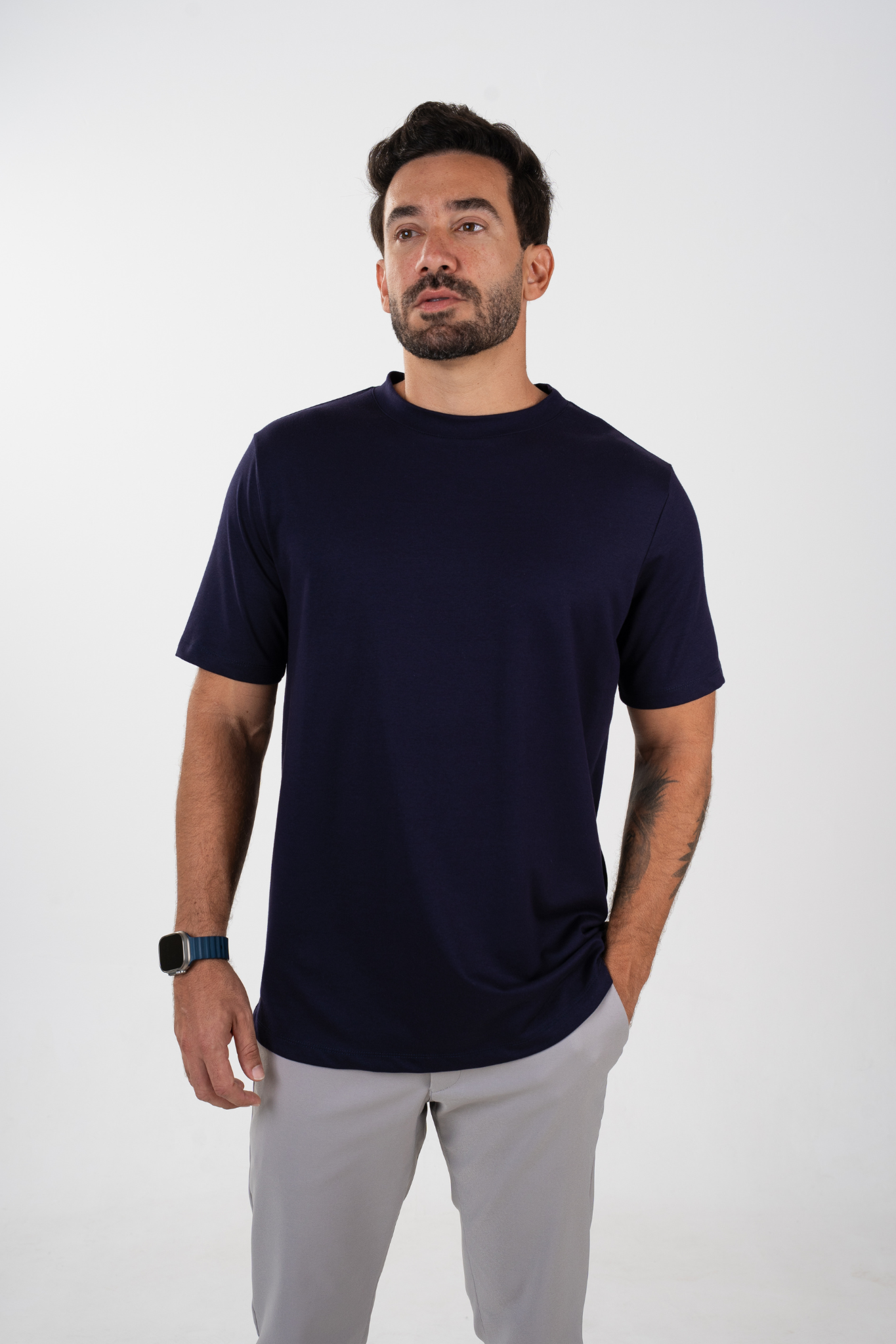 T-Shirt Always On - Navy Blue