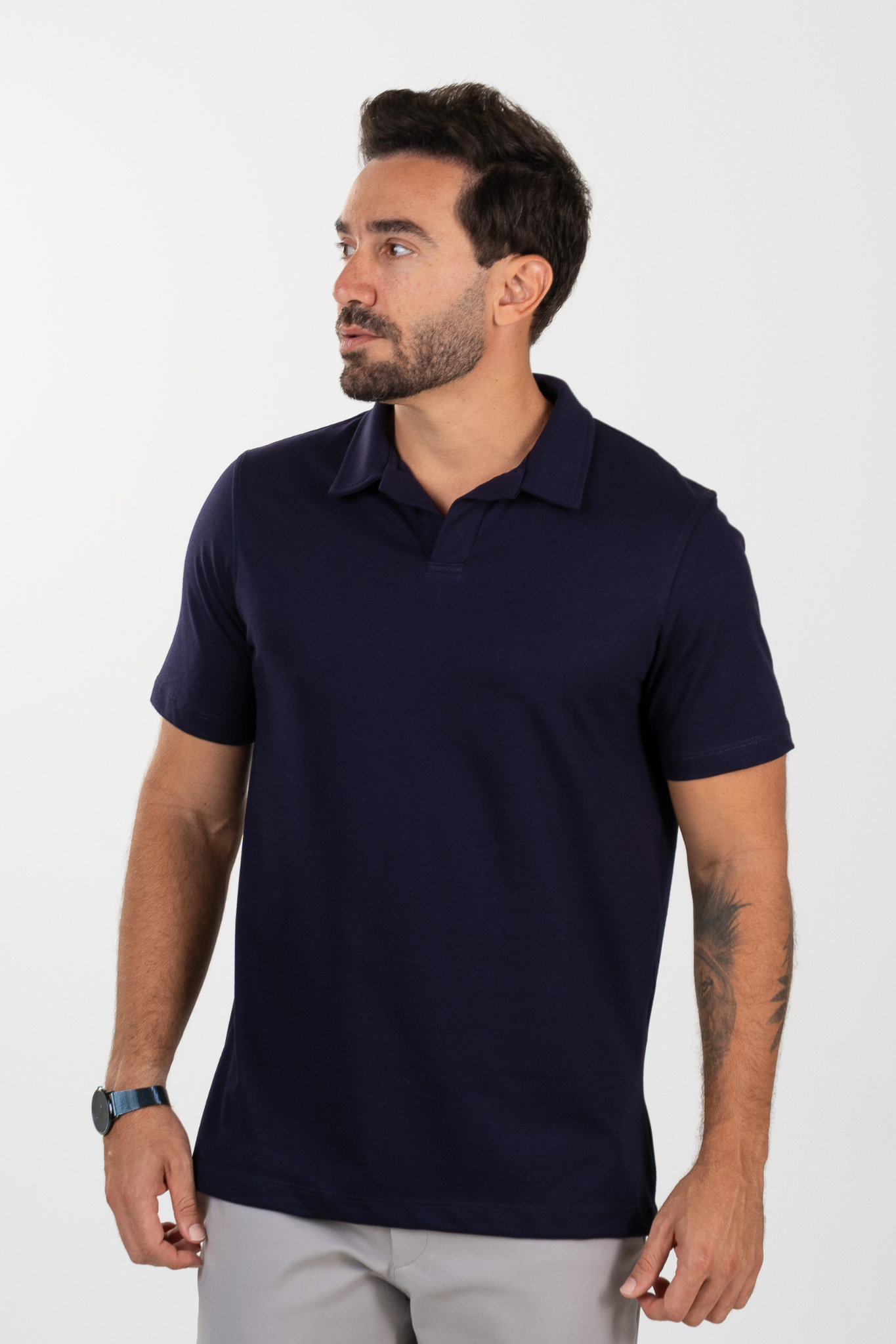 Polo Always On - Navy blue