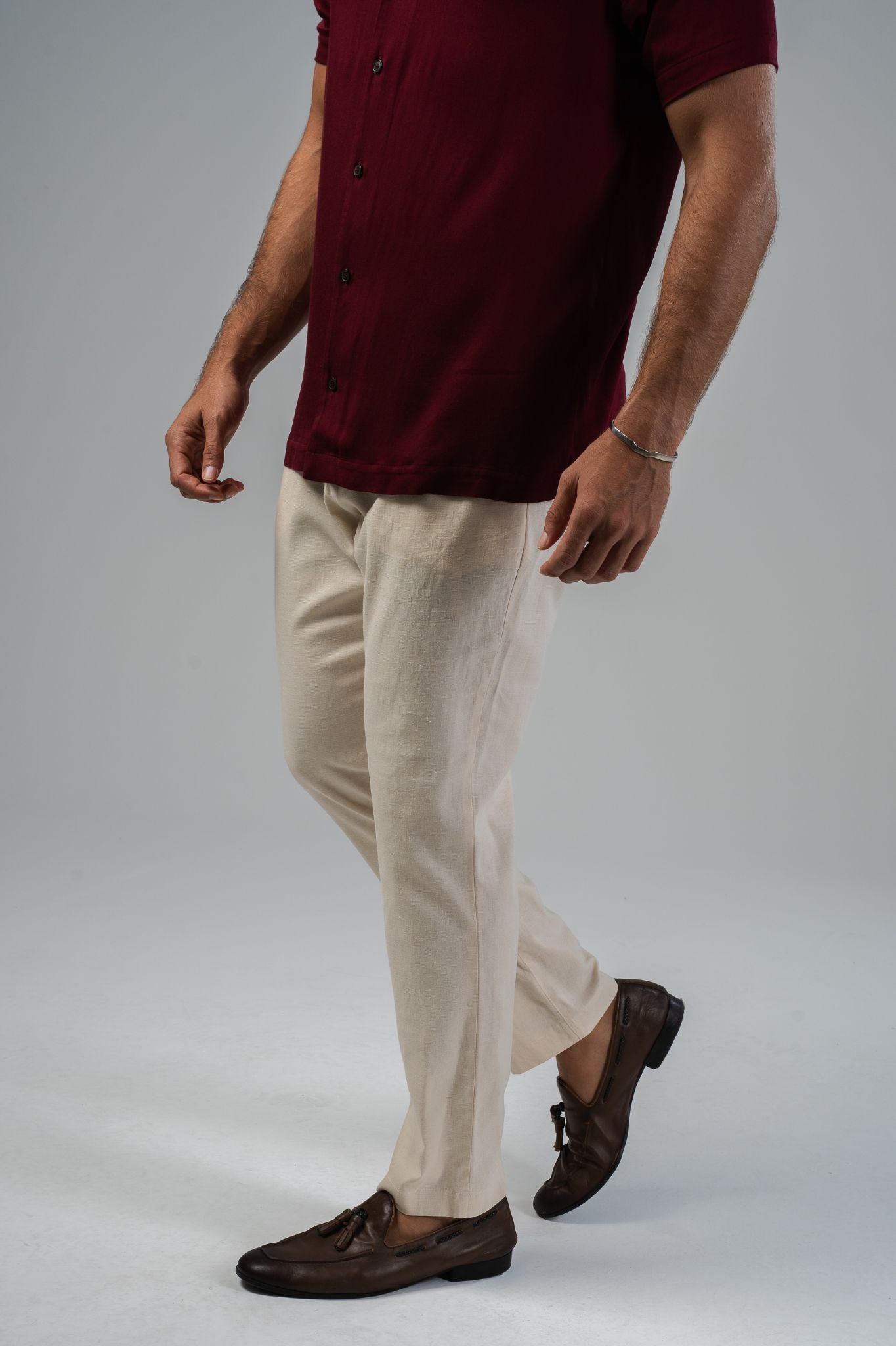 Calça Portofino Linen Pants - Quaker