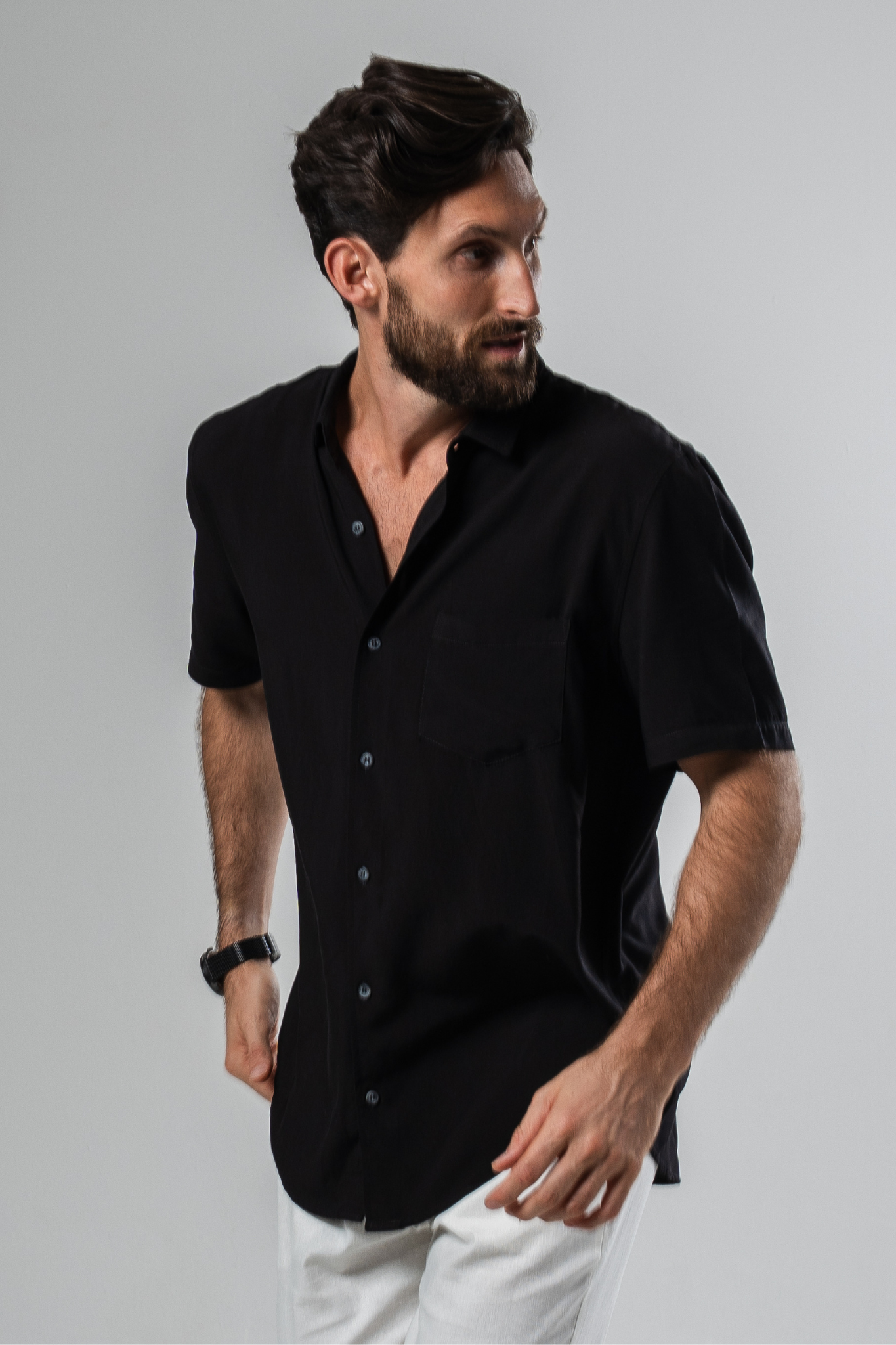 Lyocell Breeze Shirt - Black
