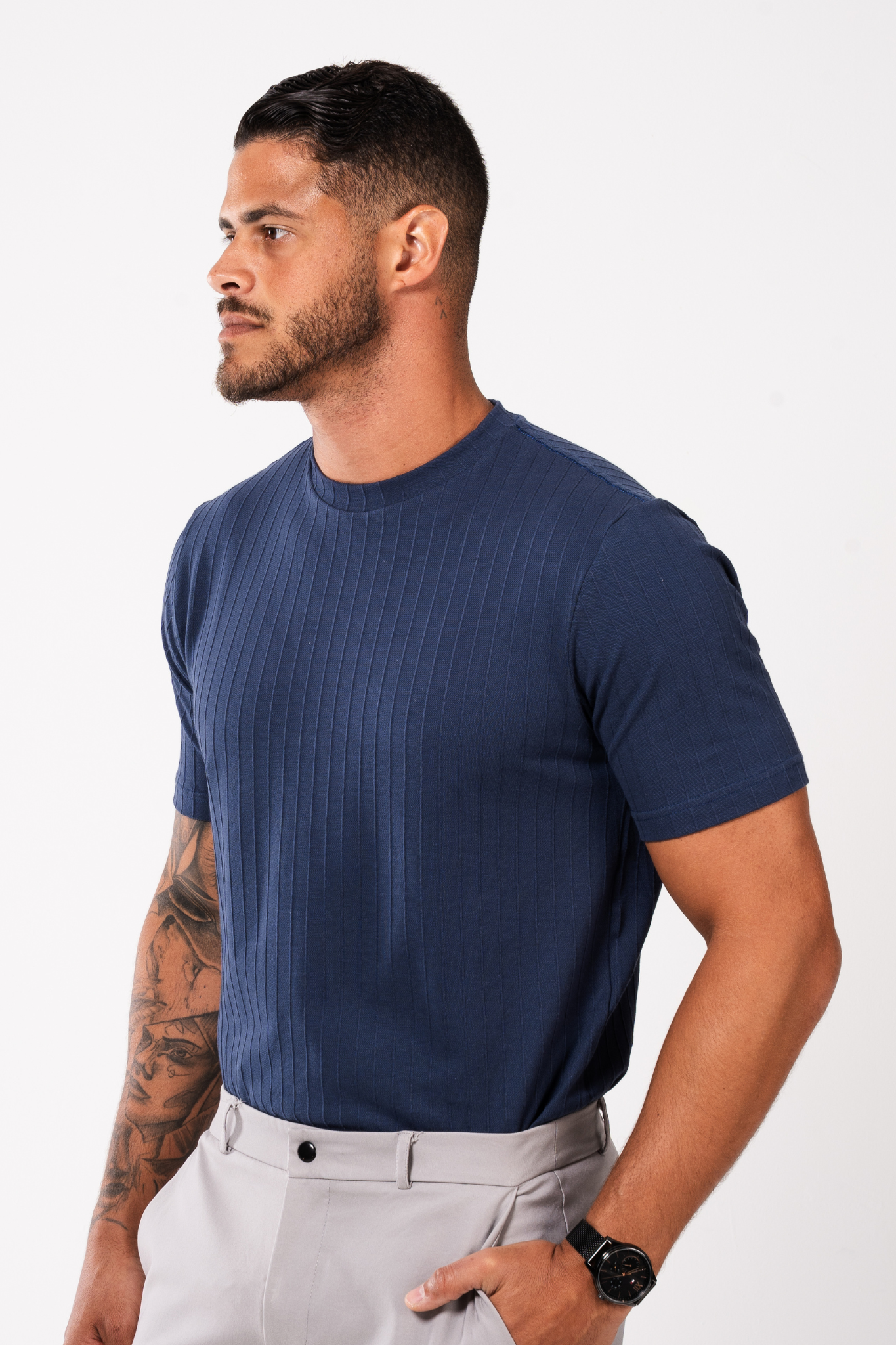 T-shirt Massimo - New Navy