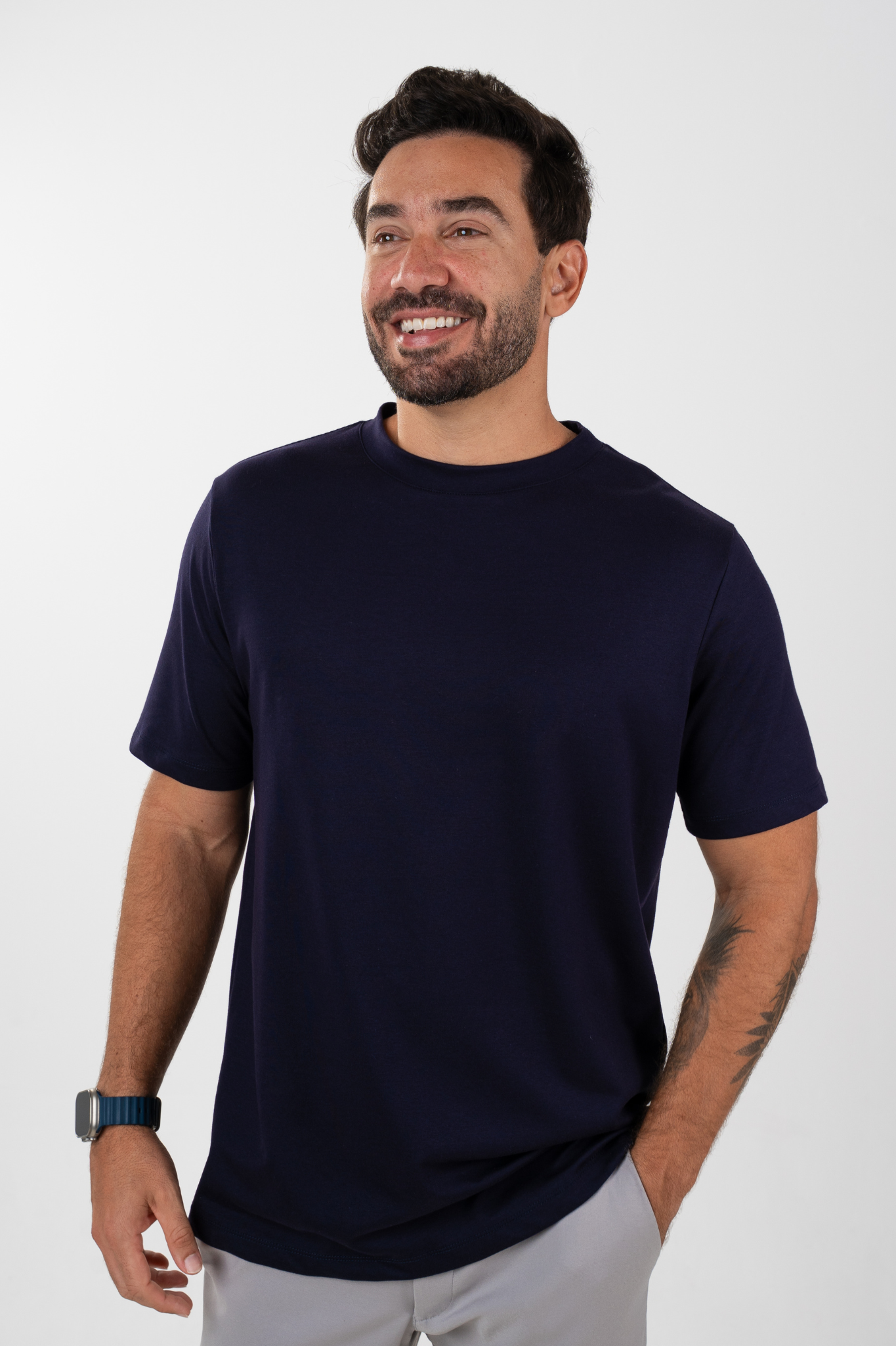 T-Shirt Always On - Navy Blue