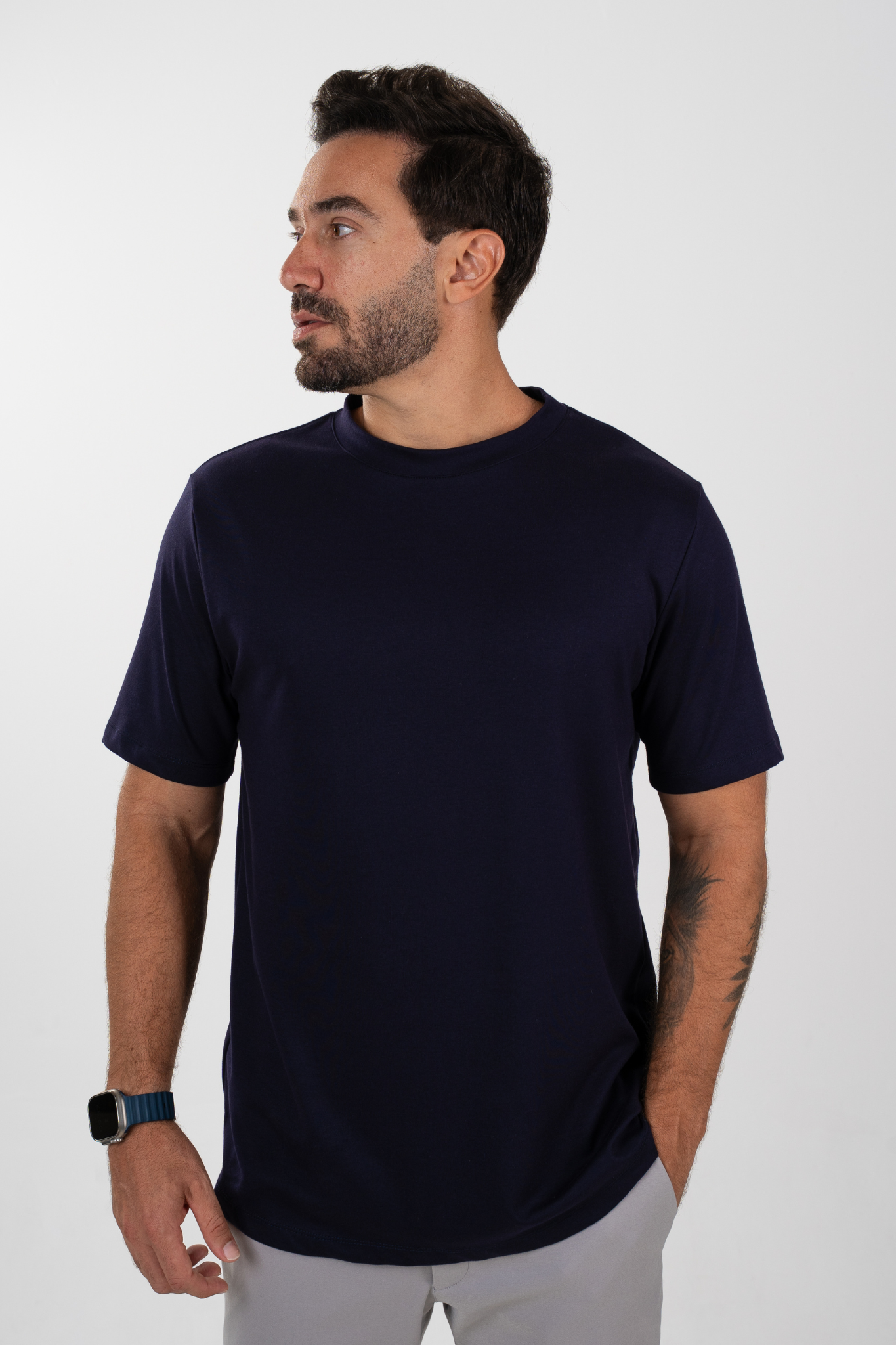 T-Shirt Always On - Navy Blue