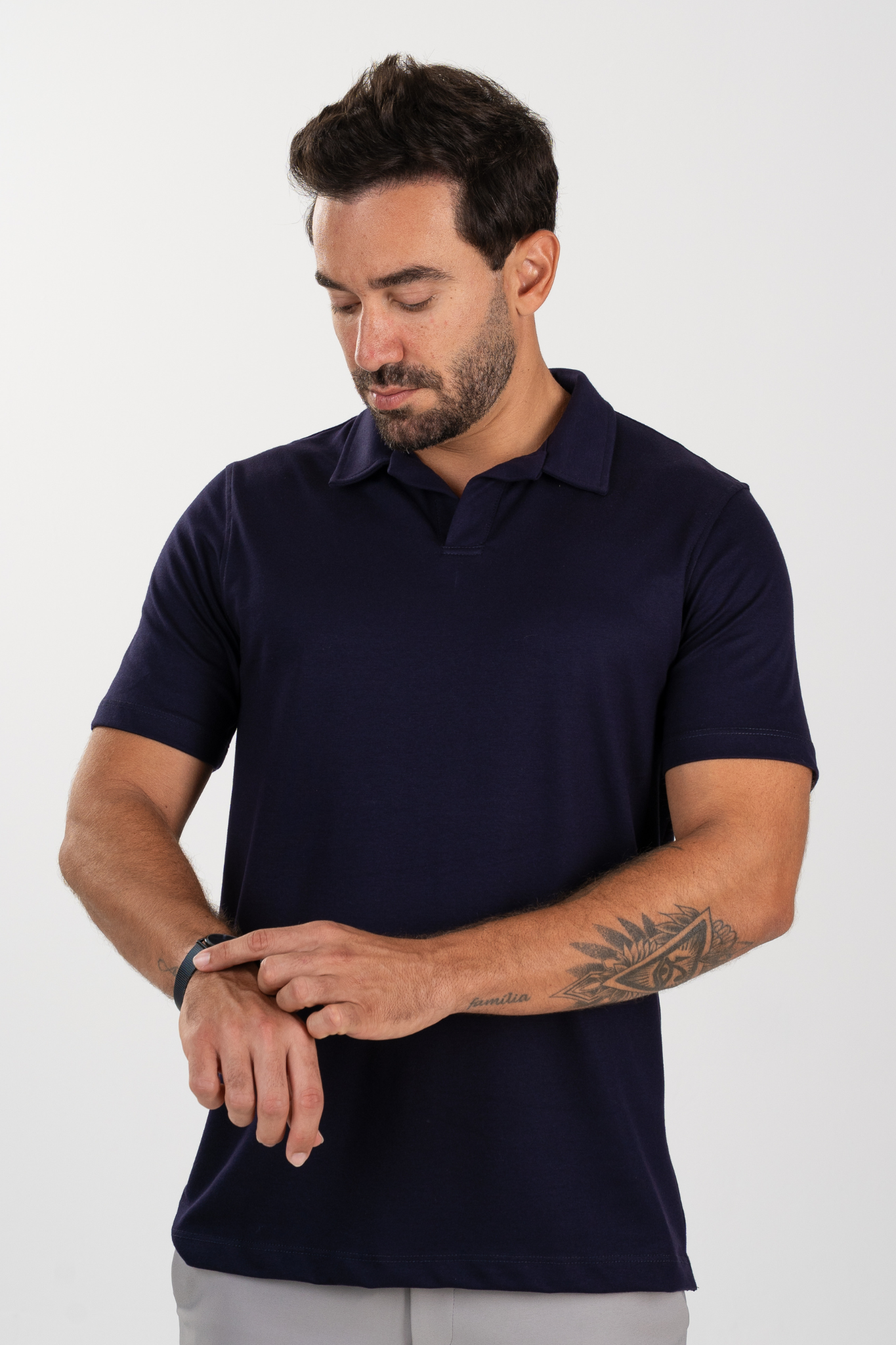 Polo Always On - Navy blue