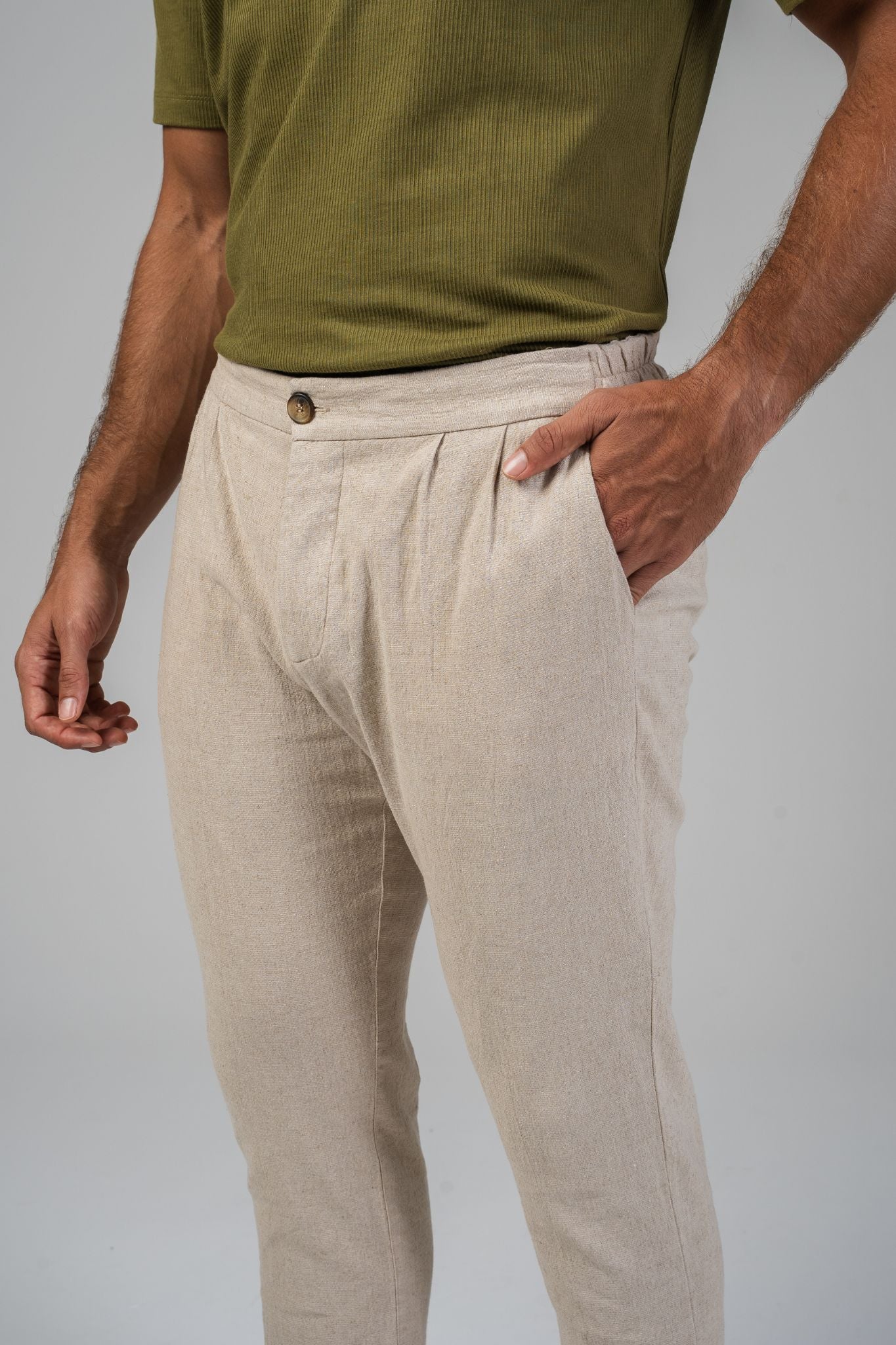 Calça Portofino Linen Pants - Linho Natural